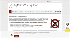 Desktop Screenshot of ebiketuningshop.com